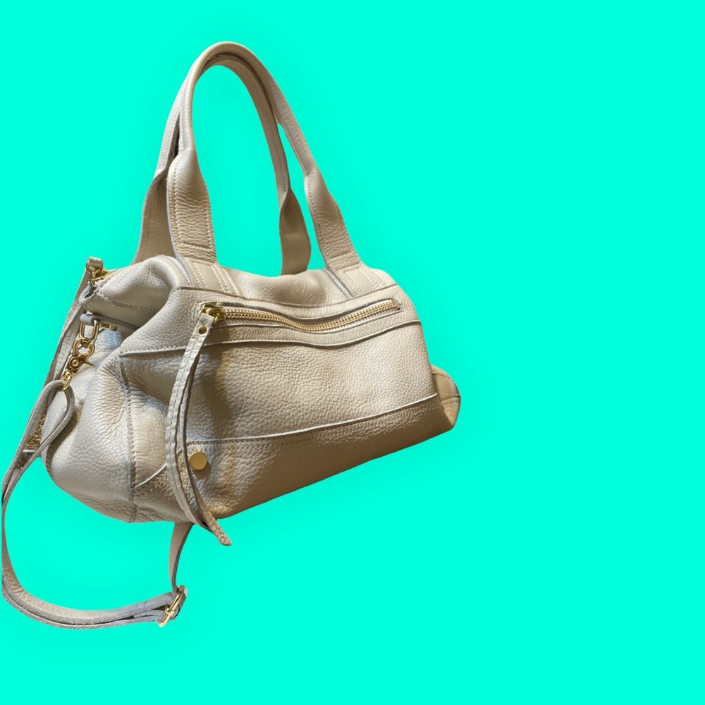 Linea Pelle Ivory Satchel 🤍